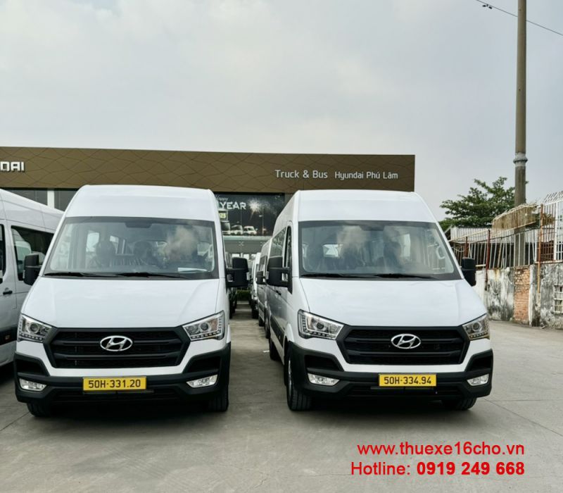 Thuê xe 16 chỗ cao cấp tại TP.HCM